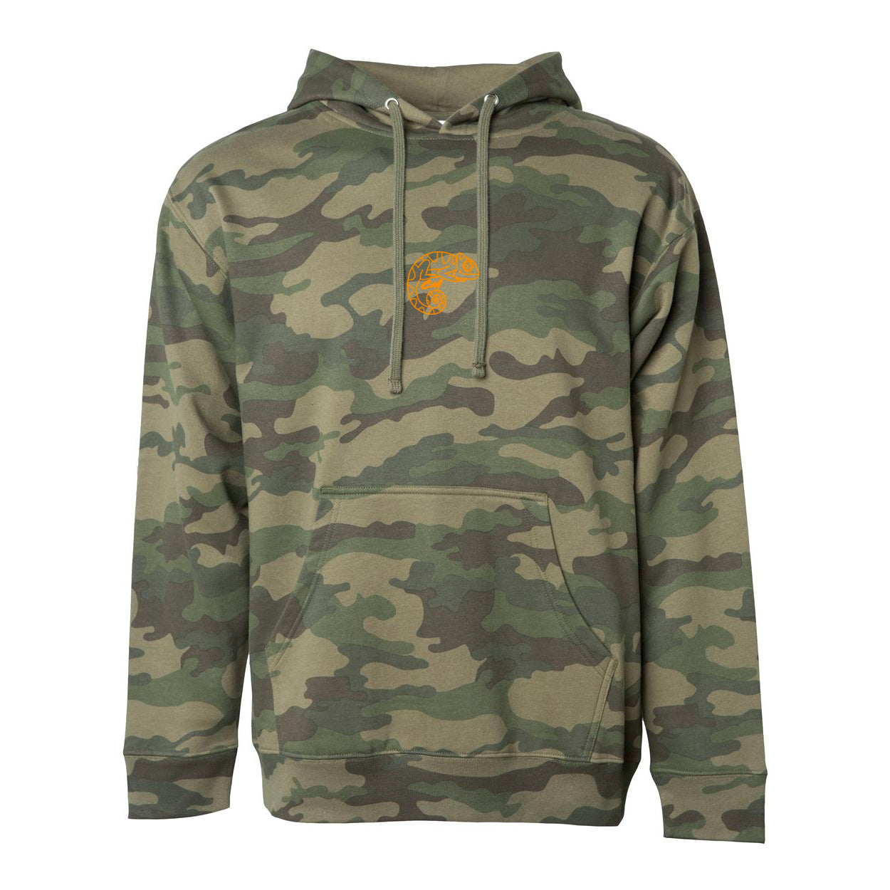 Hoody - Camo/Orange